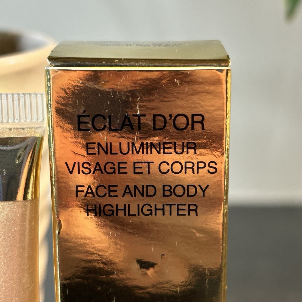 NEW Yves Saint Laurent Eclat D'or Face & Body Gold Highlighter 1 oz Vintage - Picture 6 of 13